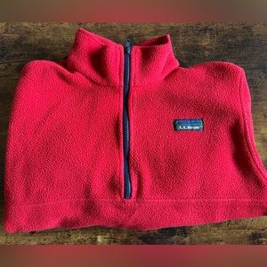 LL Bean 1/4 Zip Up Sweater